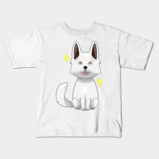 White German Shepherd Kids T-Shirt